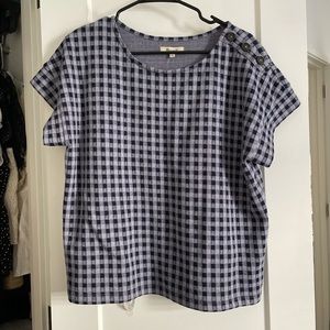New! Madewell checkered shirt